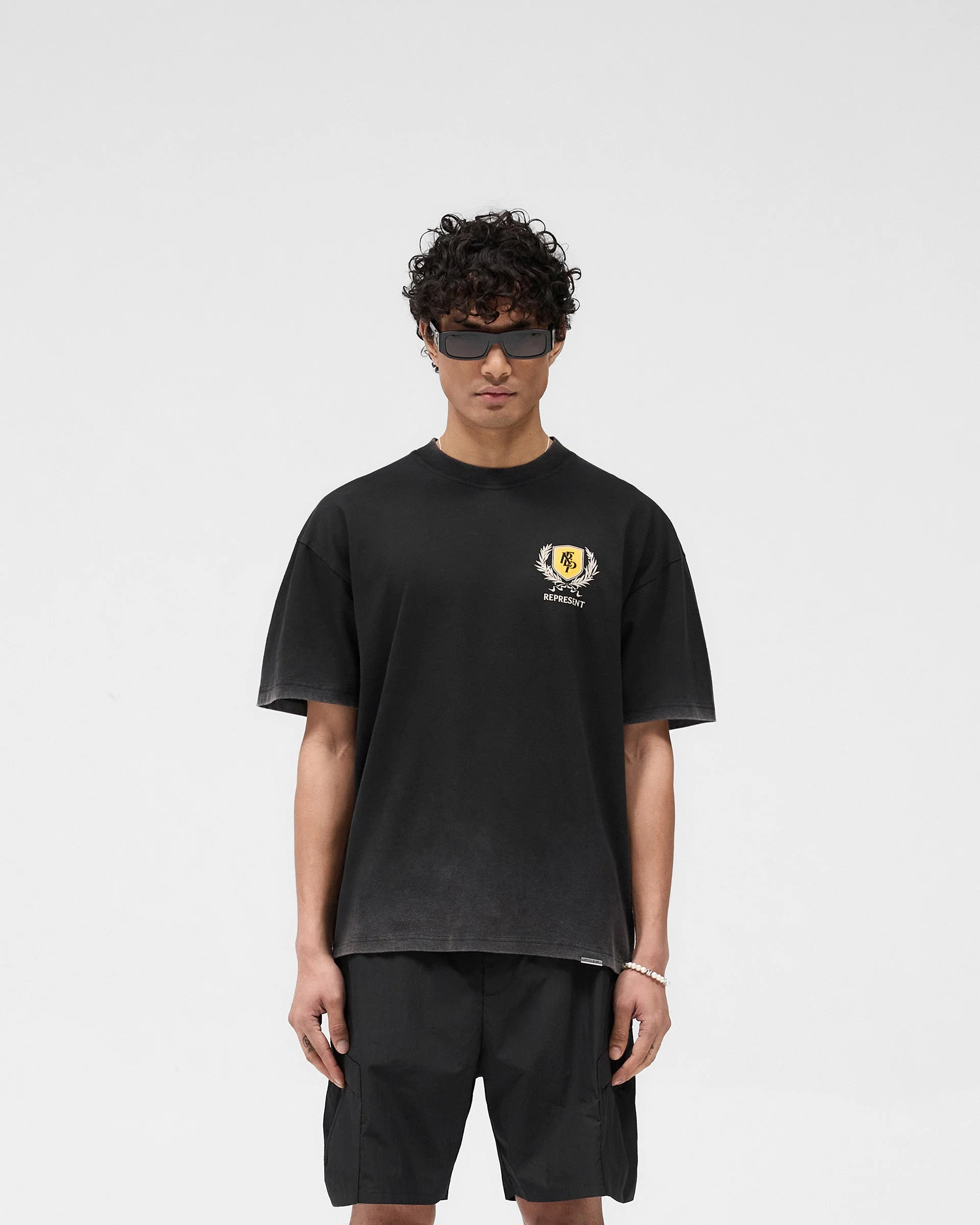 Crest T-Shirt - Vintage Black - Image 3