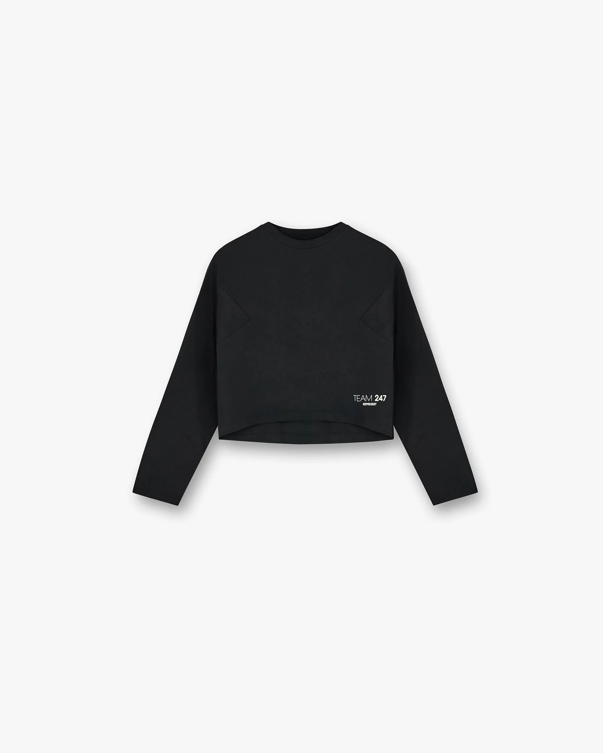 247 DNA Cropped Training T-Shirt - Black