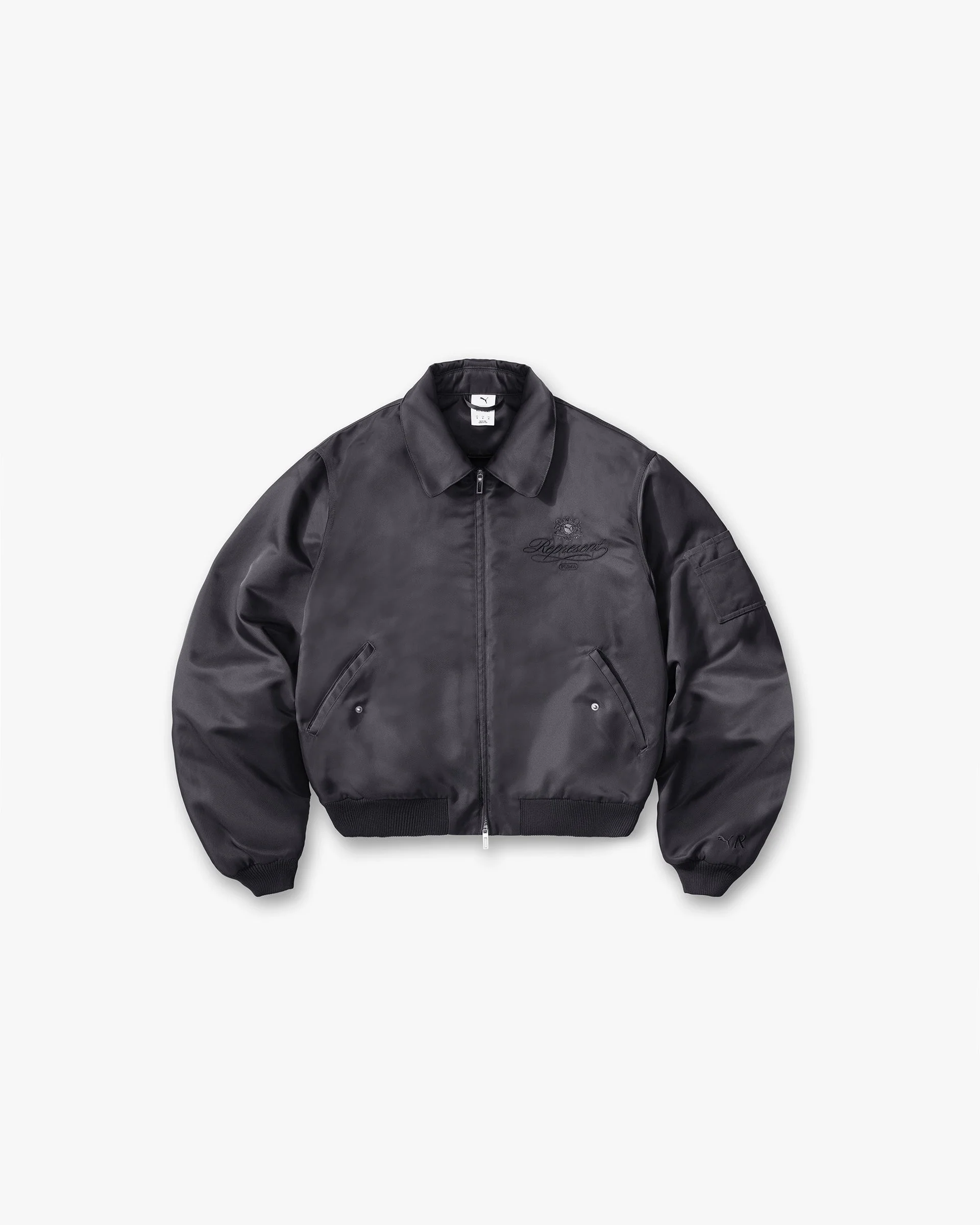 Represent X Puma Bomber - Dark Grey